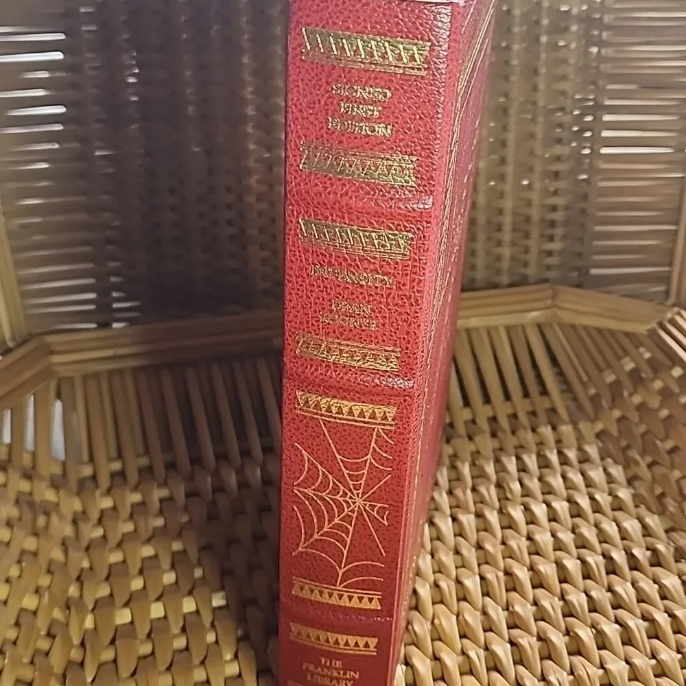 Signed 1st Edition Society 'Intensity' Leather Bound Dean Koontz